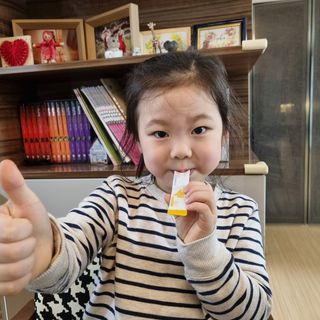 [이뮤니티플러스]우리아이 면역오키, 건강오키 _ 키즈오키 어린이홍삼 10포 1box — 4점을 준 리뷰어가 2022년 3월 올린 사용 사진