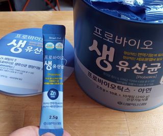 서울약사신협_프로바이오생유산균_2.5G x 100포 — 5점을 준 리뷰어가 2021년 2월 올린 사용 사진