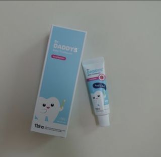 닥터데디스 안심무불소 베이비치약 60g + 여행용 미니 치약 15g — 5점을 준 리뷰어가 2022년 8월 올린 사용 사진