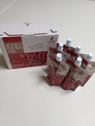 자연에온 몽모랑시 타트체리 착즙 100mL 10개입 2BOX — 5점을 준 리뷰어가 2021년 1월 올린 사용 사진