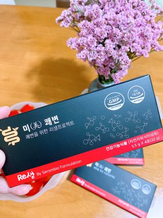 새롬바이오 리생 [미쾌변] 차전자피 식이섬유 건강기능식품 3팩 — 5점을 준 리뷰어가 2021년 6월 올린 사용 사진