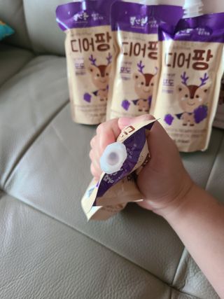 [몸엔용] 우리 아이 건강간식, 달콤한 녹용곤약젤리 디어팡 4종 — 5점을 준 리뷰어가 2021년 8월 올린 사용 사진