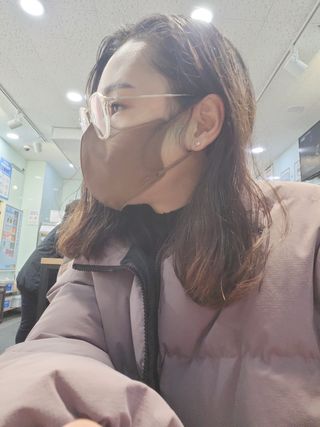 Ciior 씨오르 브이핏 마스크 — 5점을 준 리뷰어가 2022년 12월 올린 사용 사진