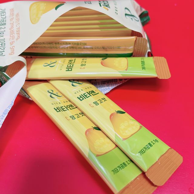 비타앤C 레몬맛, 망고맛 리뷰 사진