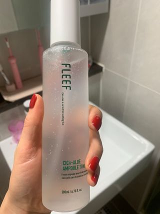 플리프 시카-알로에 앰플 토너 200ML — 4점을 준 리뷰어가 2021년 1월 올린 사용 사진