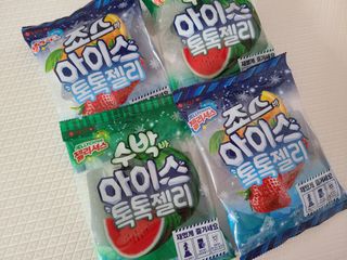 롯데제과 죠스바 아이스 톡톡 젤리 — 5점을 준 리뷰어가 2021년 10월 올린 사용 사진