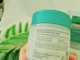 리더스코스메틱 리더스 카밍 바이오틱스 퀵 수딩 패드 — 5점을 준 리뷰어가 2022년 7월 올린 사용 사진