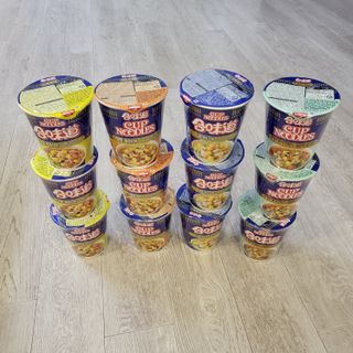 NISSIN 닛신 컵누들  4종 - 씨푸드오리지날, 씨푸드 스파이시, 씨푸드 커리, 씨푸드 XO소스 — 5점을 준 리뷰어가 2023년 1월 올린 사용 사진