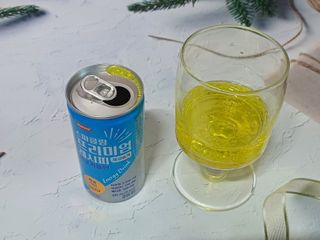 한미사이언스 [한미] 스파클링 프리미엄 레시피 (카페인, 제로카페인 2종)각5개총10개제공 — 5점을 준 리뷰어가 2025년 1월 올린 사용 사진