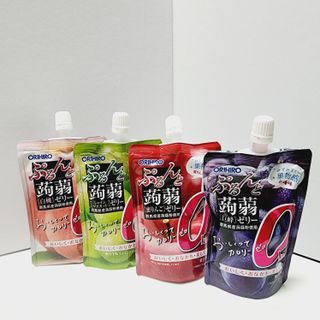 ORIHIRO 오리히로 곤약젤리 제로칼로리 130g 4종 4팩(맛별로 1팩씩) — 5점을 준 리뷰어가 2023년 1월 올린 사용 사진