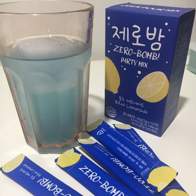 제로밤 블루 레모네이드 5g x 12개입 리뷰 사진