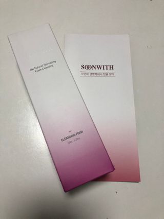 SOONWITH 바이오 내추럴 리프레싱 폼클렌징 — 5점을 준 리뷰어가 2021년 3월 올린 사용 사진