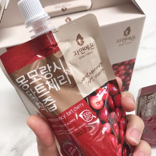 자연에온 몽모랑시 타트체리 착즙 100mL 10개입 2BOX — 5점을 준 리뷰어가 2021년 1월 올린 사용 사진