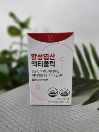 [리노브] 4세대 활성엽산 액티폴릭 270mg x 30정 — 5점을 준 리뷰어가 2022년 10월 올린 사용 사진
