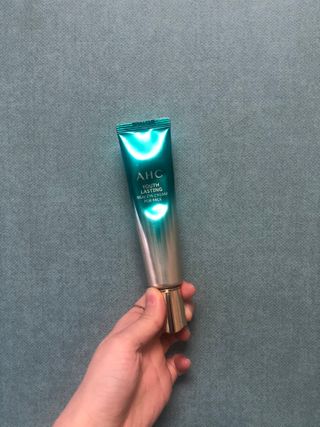 [NEW 탄력유턴 아이크림] AHC 유스 래스팅 리얼 아이크림 포 페이스 — 5점을 준 리뷰어가 2021년 2월 올린 사용 사진