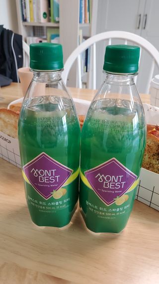 몽베스트 Montbest with Sparkling water Lemon OR Lime 20병(랜덤) — 5점을 준 리뷰어가 2021년 10월 올린 사용 사진