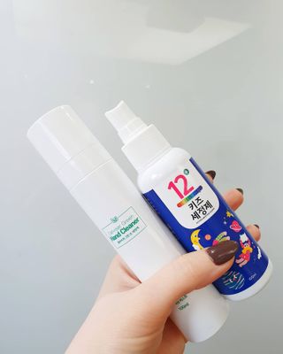 셀바이져 항균 스프레이 핸드워시 + 키즈세정제 SET — 5점을 준 리뷰어가 2021년 1월 올린 사용 사진