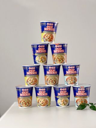 NISSIN 닛신 컵누들  4종 - 씨푸드오리지날, 씨푸드 스파이시, 씨푸드 커리, 씨푸드 XO소스 — 5점을 준 리뷰어가 2021년 12월 올린 사용 사진