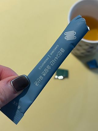 클린24시간 슬림앤유산균 1박스 (3.5g X 15포) — 5점을 준 리뷰어가 2023년 2월 올린 사용 사진