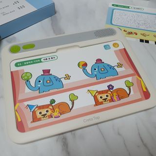 크레타탭 차세대 사고력 유아수학 학습기 페이퍼 태블릿 — 5점을 준 리뷰어가 2023년 12월 올린 사용 사진