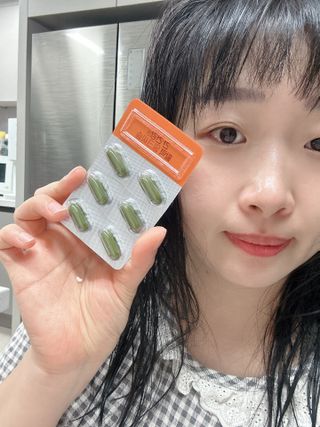 광동생활건강 [9가지 복합기능성] 광동 간 건강엔 활력 밀크씨슬 — 5점을 준 리뷰어가 2023년 2월 올린 사용 사진