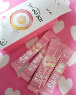 [인디닥터] 면역 생생 핑크 이뮨 젤리 — 4점을 준 리뷰어가 2022년 5월 올린 사용 사진