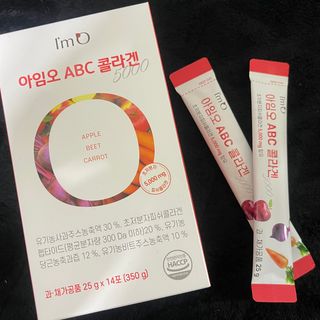 아임오 ABC 콜라겐 젤리 14포 — 4.5점을 준 리뷰어가 2021년 12월 올린 사용 사진