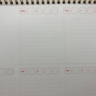 리훈 곰부 체크리스트+ 곰부 리무버블스티커 1장 — 5점을 준 리뷰어가 2021년 5월 올린 사용 사진