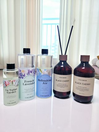 [코코도르] 프리미엄디퓨저500ml_2개입 1ea+리필액500ml*2ea+신향 리필액 200ml*1ea — 5점을 준 리뷰어가 2024년 10월 올린 사용 사진