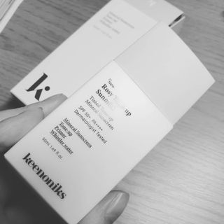 키노닉스 로지 톤업 선밀크 — 5점을 준 리뷰어가 2021년 8월 올린 사용 사진