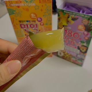 다나음 180도 칼슘젤리+아연면역젤리 — 5점을 준 리뷰어가 2022년 1월 올린 사용 사진