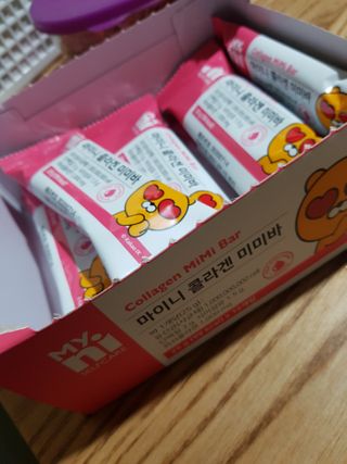 일동제약 마이니 마이니 늘씬날씬 콜라겐 세트 — 5점을 준 리뷰어가 2021년 3월 올린 사용 사진