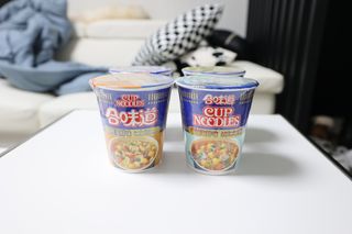 NISSIN 닛신 컵누들  4종 - 씨푸드오리지날, 씨푸드 스파이시, 씨푸드 커리, 씨푸드 XO소스 — 5점을 준 리뷰어가 2022년 11월 올린 사용 사진
