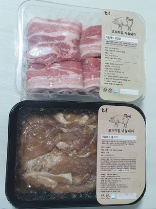 백석푸드시스템 프리미엄 마늘돼지 불고기 — 5점을 준 리뷰어가 2021년 6월 올린 사용 사진