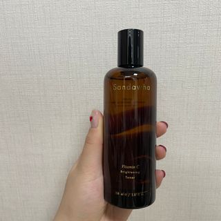 스킨큐어 산다화 비타민c 화이트닝 토너 150ml — 5점을 준 리뷰어가 2022년 1월 올린 사용 사진