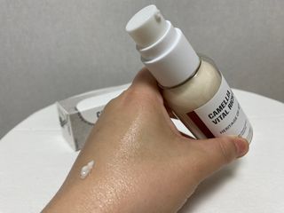제주인디 카멜리아 바이탈 리치크림 (이너보틀 에디션) — 5점을 준 리뷰어가 2023년 4월 올린 사용 사진