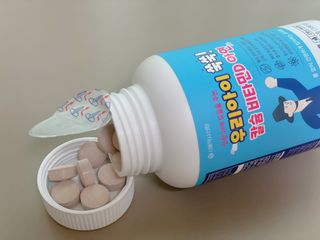 서울약사신협_우리아이쑥쑥칼슘비타민D아연_1,500mg x 120정 — 5점을 준 리뷰어가 2021년 9월 올린 사용 사진