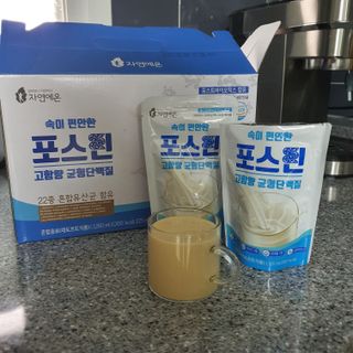 자연에온 마시는 프로틴 고함량 균형단백질 음료 포스틴 125ml 10개입 1BOX — 5점을 준 리뷰어가 2021년 3월 올린 사용 사진