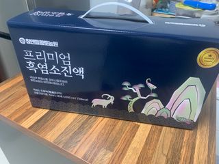 참앤들황토농원 국내산 흑염소를 정성스럽게 담은, 프리미엄 흑염소 진액 70ml x 30포 1박스 — 5점을 준 리뷰어가 2023년 1월 올린 사용 사진