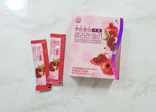 헬스업_쁘띠쁘띠석류콜라겐젤리_20g x 14포 — 5점을 준 리뷰어가 2021년 1월 올린 사용 사진