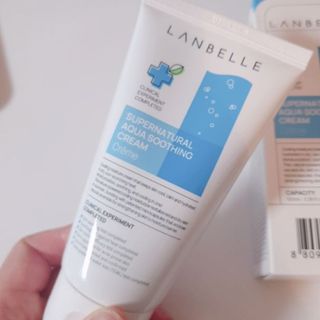 랑벨 수퍼내츄럴 아쿠아 수딩 크림 100ml — 5점을 준 리뷰어가 2022년 4월 올린 사용 사진