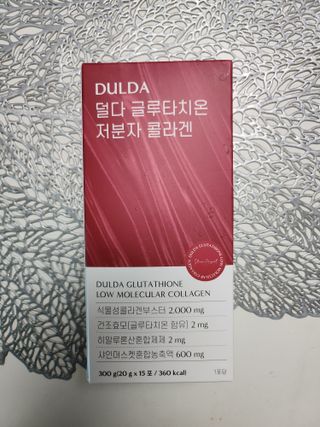[덜다] 글루타치온 저분자 콜라겐 (20g x 15포) — 5점을 준 리뷰어가 2023년 8월 올린 사용 사진