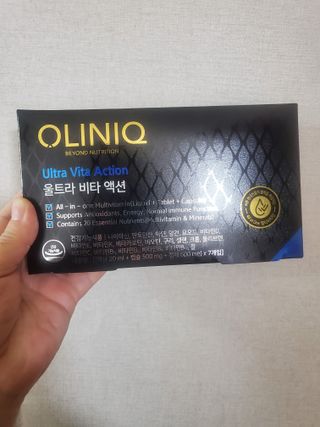 올리닉 울트라비타액션 — 5점을 준 리뷰어가 2021년 10월 올린 사용 사진