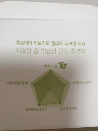 [후르디아] 아보카도 약산성 비건 여성 청결제 — 5점을 준 리뷰어가 2021년 4월 올린 사용 사진