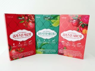서울에프엔비 콜라스틴 3종 뷰티젤리스틱 45입 [ABC핏 15입 /  석류핏 15입 / 청스피루리나 15입] — 5점을 준 리뷰어가 2021년 9월 올린 사용 사진