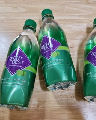 몽베스트 Montbest with Sparkling water Lime20병 — 5점을 준 리뷰어가 2021년 10월 올린 사용 사진