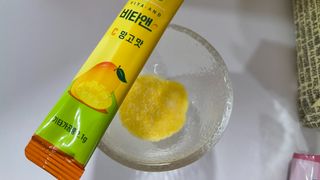 비타앤C 레몬맛, 망고맛 — 5점을 준 리뷰어가 2021년 5월 올린 사용 사진