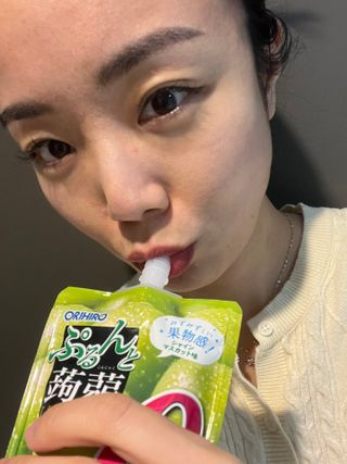 ORIHIRO 오리히로 곤약젤리 제로칼로리 130g 4종 4팩(맛별로 1팩씩) — 4.5점을 준 리뷰어가 2023년 1월 올린 사용 사진