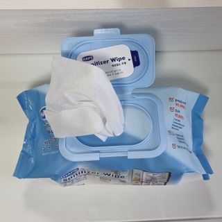 햅스 세균없는 주방 대형 2팩, HAPS sanitizer wipe — 5점을 준 리뷰어가 2022년 2월 올린 사용 사진
