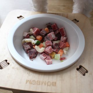 씽크라이크펫 큐브생식 1kg — 5점을 준 리뷰어가 2022년 11월 올린 사용 사진